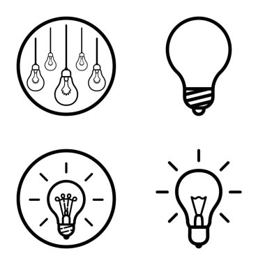 Ampuller 1-3 Düz Simge Seti Beyaz Arkaplanda İzole Edildi