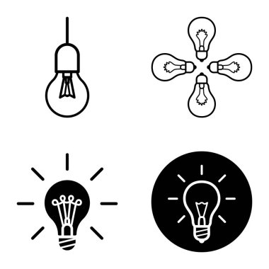 Ampuller 1-3 Düz Simge Seti Beyaz Arkaplanda İzole Edildi