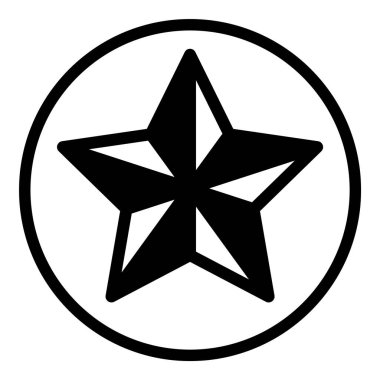 Çember Küre Ampul Belgesi Düz Simgesi Beyaz Arkaplanda İzole Edildi