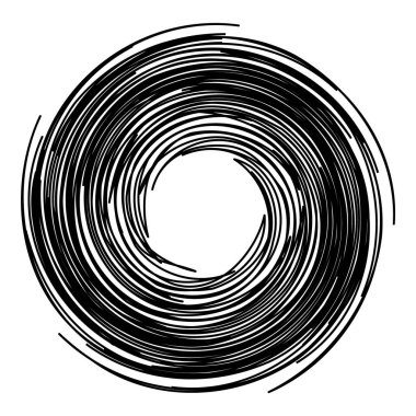 Dönen Galaksi Soyut Düz Simgesi Beyaz Arkaplanda İzole Edildi