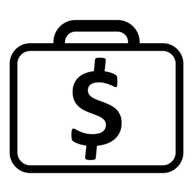 Dolar Döviz Borsası Düz Simgesi Beyaz Arkaplanda İzole Edildi