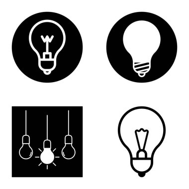 Ampuller 1-3 Düz Simge Seti Beyaz Arkaplanda İzole Edildi