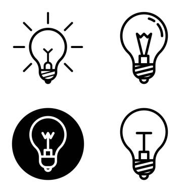 Ampuller 1-3 Düz Simge Seti Beyaz Arkaplanda İzole Edildi