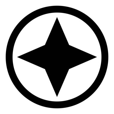 Çember Küre Ampul Belgesi Düz Simgesi Beyaz Arkaplanda İzole Edildi