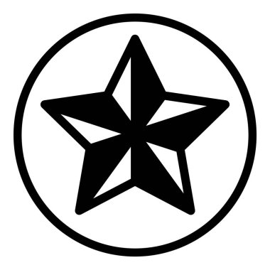 Çember Küre Ampul Belgesi Düz Simgesi Beyaz Arkaplanda İzole Edildi