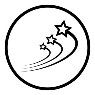 Çember Küre Ampul Belgesi Düz Simgesi Beyaz Arkaplanda İzole Edildi