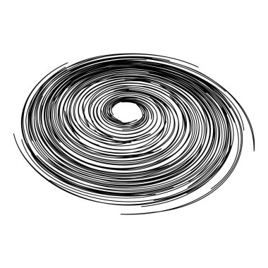 Dönen Galaksi Soyut Düz Simgesi Beyaz Arkaplanda İzole Edildi