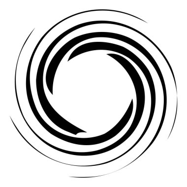 Dönen Galaksi Soyut Düz Simgesi Beyaz Arkaplanda İzole Edildi