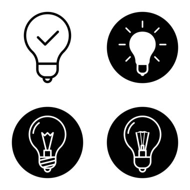 Ampuller 1-3 Düz Simge Seti Beyaz Arkaplanda İzole Edildi