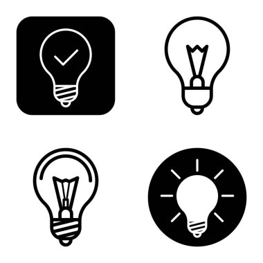 Ampuller 1-3 Düz Simge Seti Beyaz Arkaplanda İzole Edildi