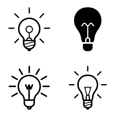 Ampuller 1-3 Düz Simge Seti Beyaz Arkaplanda İzole Edildi