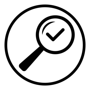 Çember Küre Ampul Belgesi Düz Simgesi Beyaz Arkaplanda İzole Edildi