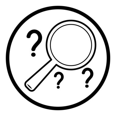 Çember Küre Ampul Belgesi Düz Simgesi Beyaz Arkaplanda İzole Edildi