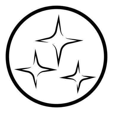 Çember Küre Ampul Belgesi Düz Simgesi Beyaz Arkaplanda İzole Edildi