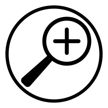 Çember Küre Ampul Belgesi Düz Simgesi Beyaz Arkaplanda İzole Edildi