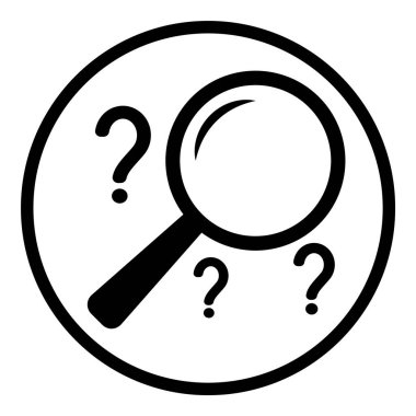 Çember Küre Ampul Belgesi Düz Simgesi Beyaz Arkaplanda İzole Edildi