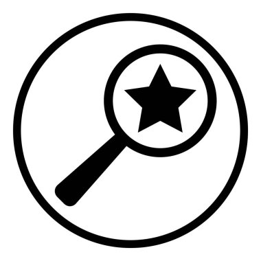 Çember Küre Ampul Belgesi Düz Simgesi Beyaz Arkaplanda İzole Edildi