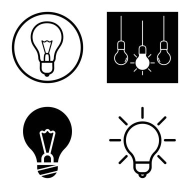 Ampuller 1-3 Düz Simge Seti Beyaz Arkaplanda İzole Edildi