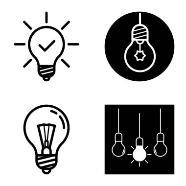 Ampuller 1-3 Düz Simge Seti Beyaz Arkaplanda İzole Edildi