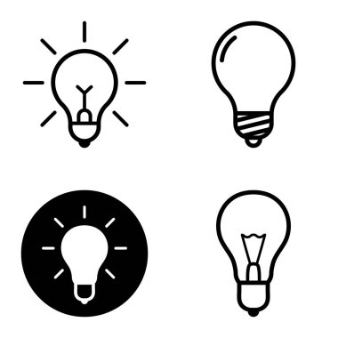 Ampuller 1-3 Düz Simge Seti Beyaz Arkaplanda İzole Edildi