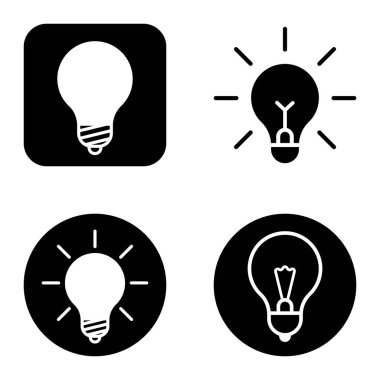 Ampuller 1-3 Düz Simge Seti Beyaz Arkaplanda İzole Edildi