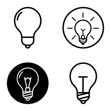 Ampuller 1-3 Düz Simge Seti Beyaz Arkaplanda İzole Edildi