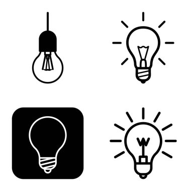 Ampuller 1-3 Düz Simge Seti Beyaz Arkaplanda İzole Edildi