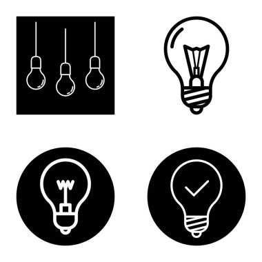 Ampuller 1-3 Düz Simge Seti Beyaz Arkaplanda İzole Edildi