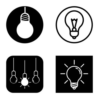 Ampuller 1-3 Düz Simge Seti Beyaz Arkaplanda İzole Edildi