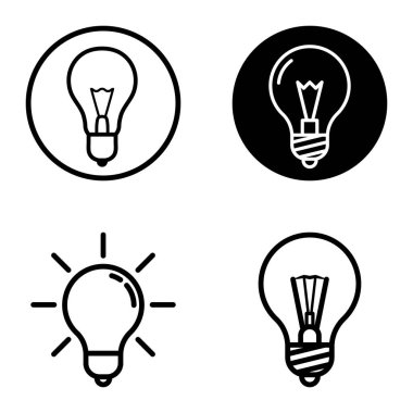 Ampuller 1-3 Düz Simge Seti Beyaz Arkaplanda İzole Edildi