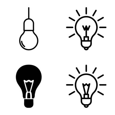 Ampuller 1-3 Düz Simge Seti Beyaz Arkaplanda İzole Edildi