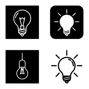 Ampuller 1-3 Düz Simge Seti Beyaz Arkaplanda İzole Edildi