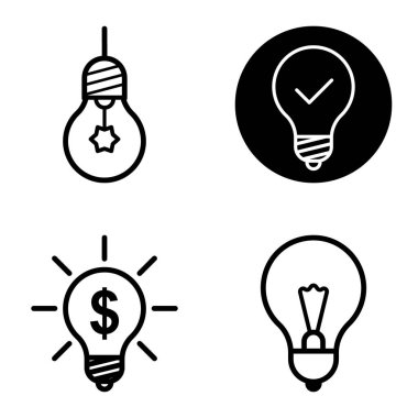 Ampuller 1-3 Düz Simge Seti Beyaz Arkaplanda İzole Edildi