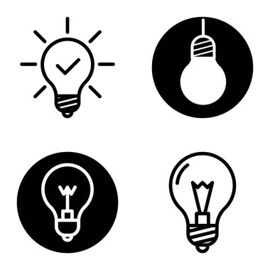 Ampuller 1-3 Düz Simge Seti Beyaz Arkaplanda İzole Edildi