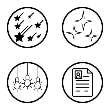 Daireler 1-2 Düz Simge Seti Beyaz Arkaplanda İzole Edildi