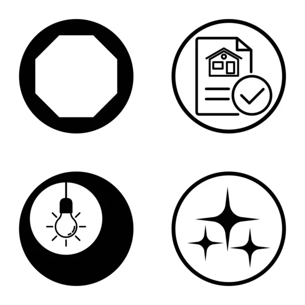 Conjunto Iconos Planos Circles1 Aislados Sobre Fondo Blanco — Vector de stock