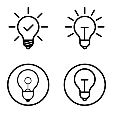 Ampuller 1-3 Düz Simge Seti Beyaz Arkaplanda İzole Edildi