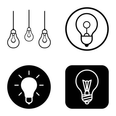 Ampuller 1-3 Düz Simge Seti Beyaz Arkaplanda İzole Edildi