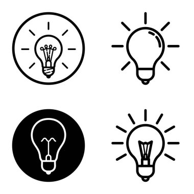 Ampuller 1-3 Düz Simge Seti Beyaz Arkaplanda İzole Edildi