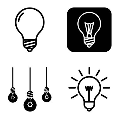 Ampuller 1-3 Düz Simge Seti Beyaz Arkaplanda İzole Edildi