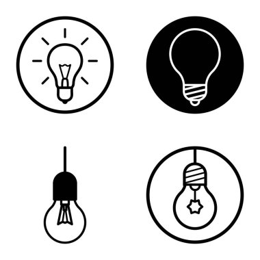 Ampuller 1-3 Düz Simge Seti Beyaz Arkaplanda İzole Edildi