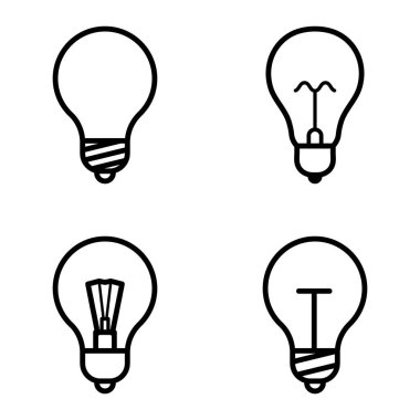 Ampuller 1-3 Düz Simge Seti Beyaz Arkaplanda İzole Edildi