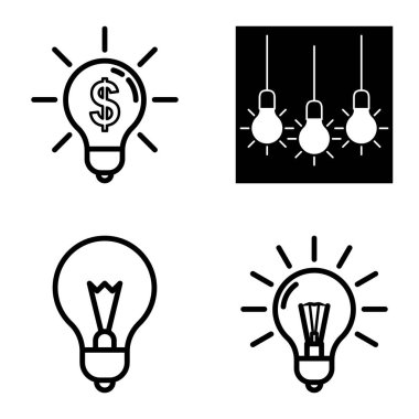 Ampuller 1-3 Düz Simge Seti Beyaz Arkaplanda İzole Edildi