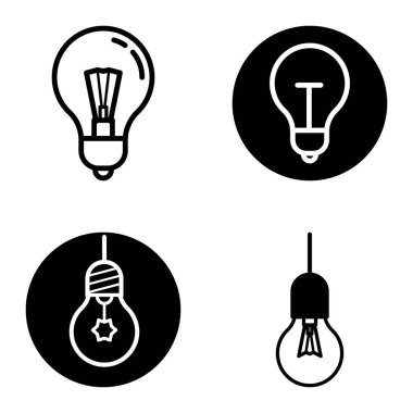 Ampuller 1-3 Düz Simge Seti Beyaz Arkaplanda İzole Edildi