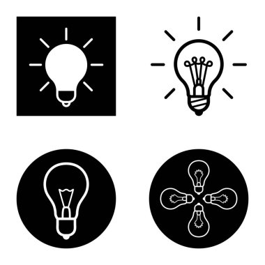 Ampuller 1-3 Düz Simge Seti Beyaz Arkaplanda İzole Edildi