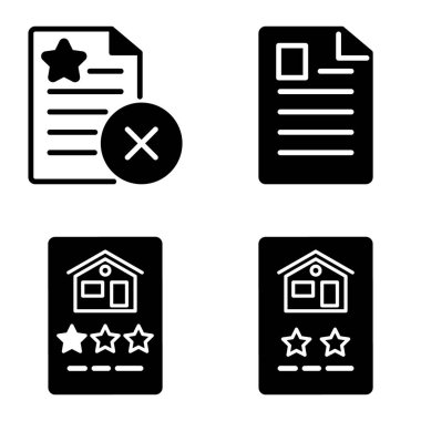 Docs1-2g + Düz Simge Seti Beyaz Arkaplanda İzole Edildi