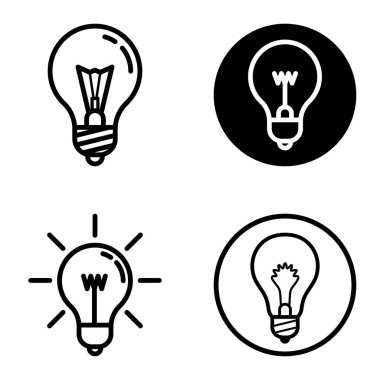 Ampuller 1-3 Düz Simge Seti Beyaz Arkaplanda İzole Edildi