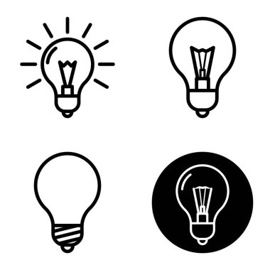 Ampuller 1-3 Düz Simge Seti Beyaz Arkaplanda İzole Edildi