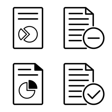 Doktor 1-2 Düz Simge Seti Beyaz Arkaplanda İzole Edildi