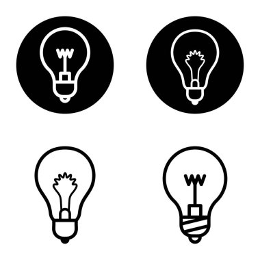 Ampuller 1-3 Düz Simge Seti Beyaz Arkaplanda İzole Edildi